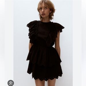 HM Flounced Cotton Dress 1